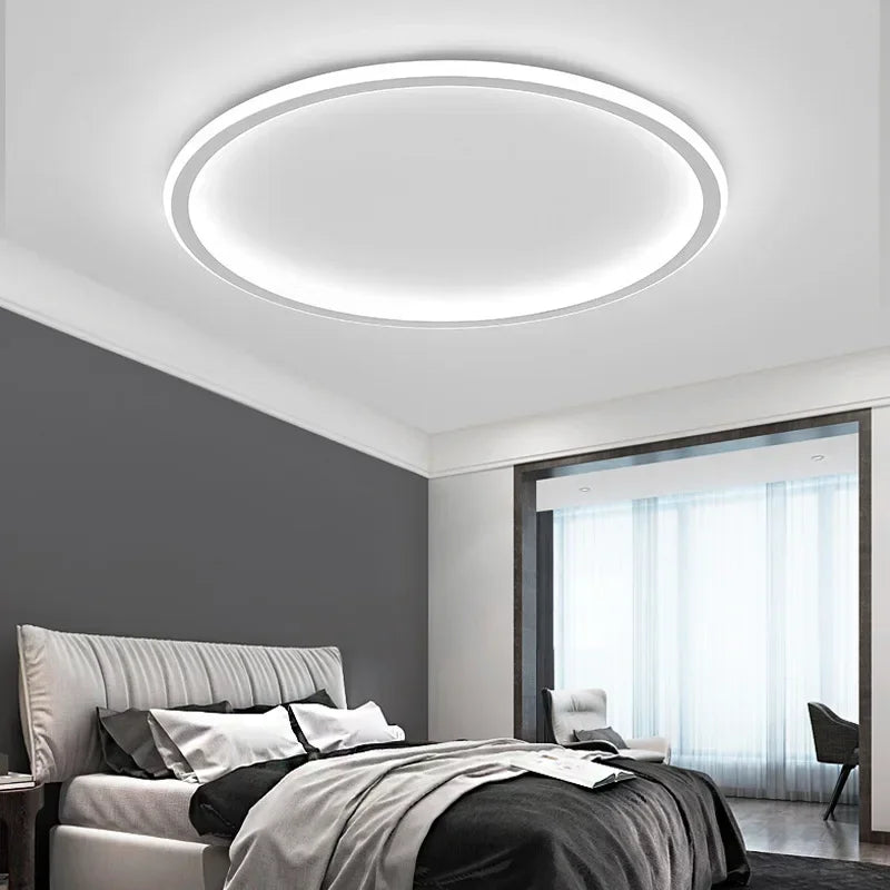 Moderne ronde LED plafondlamp met zachte sfeerverlichting