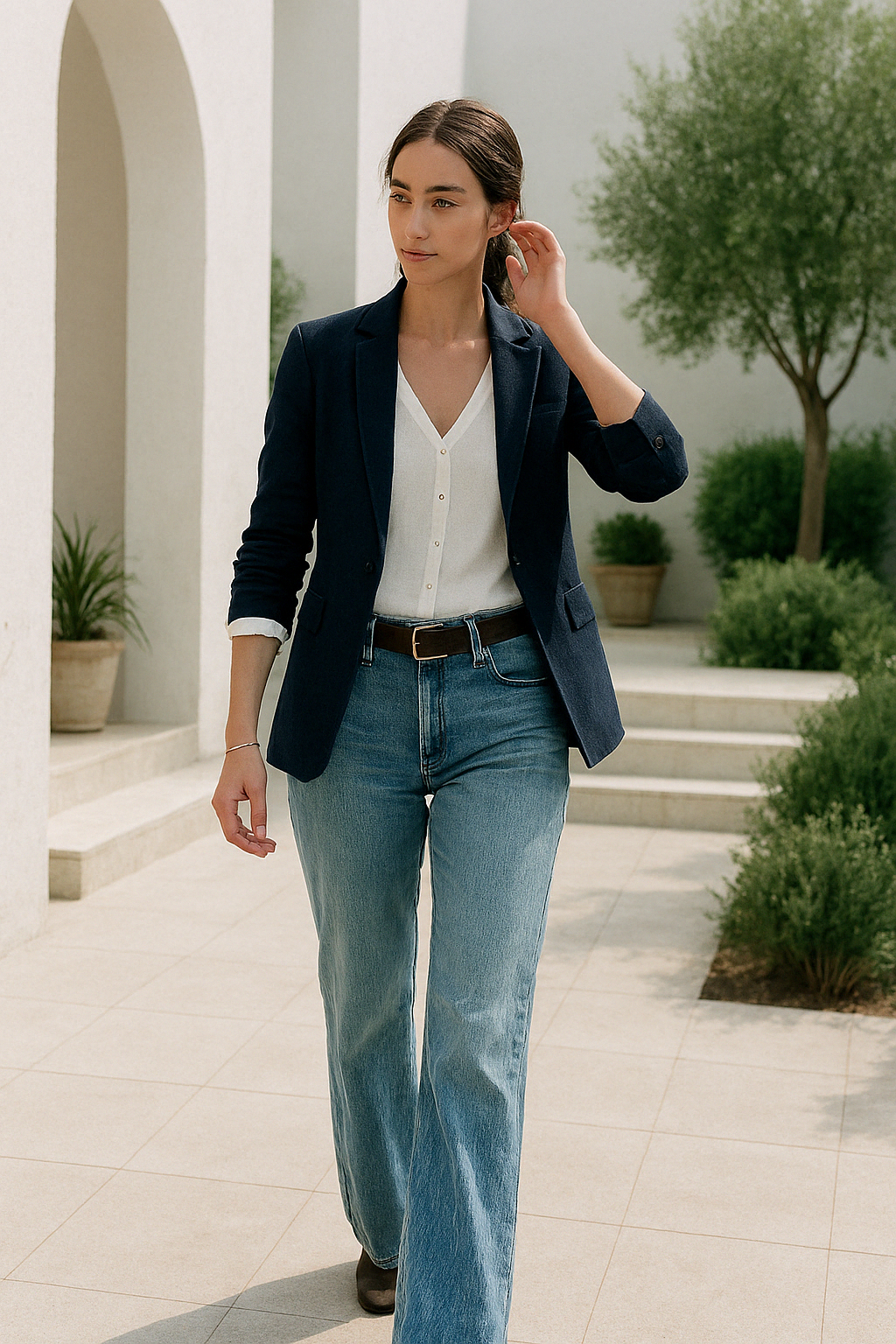 Marcella | Denim wijde flair jeans