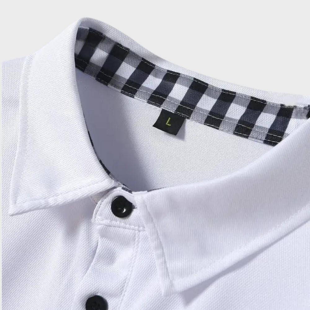 Jeroen | Heren longsleeve ruit details