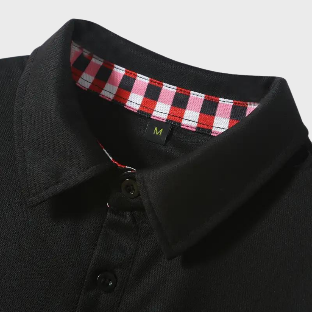 Jeroen | Heren longsleeve ruit details