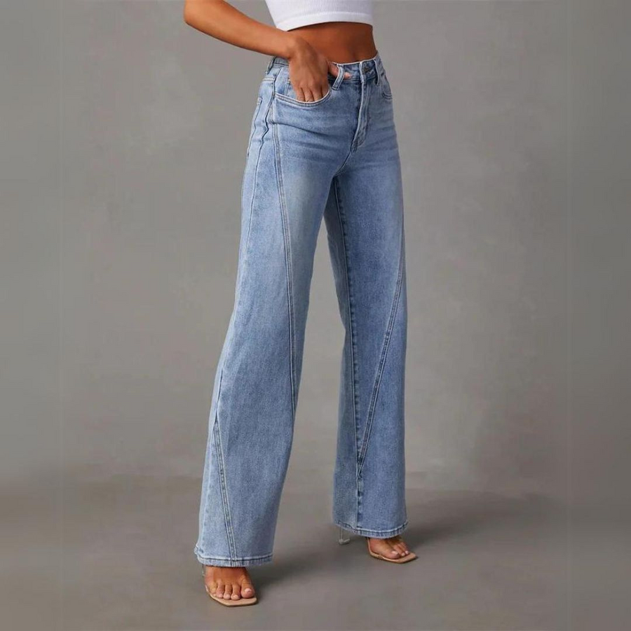 Elise Jeans – High-Waisted Wide Jeans