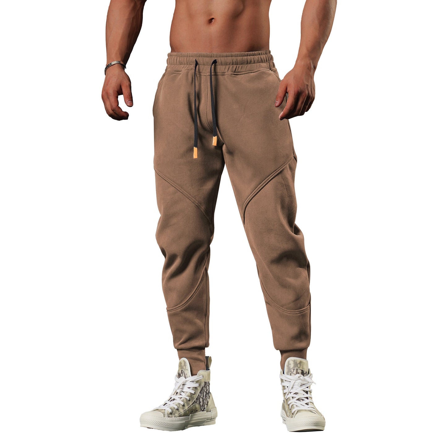 Nomar - Heren tapered jogger broek met koord comfort