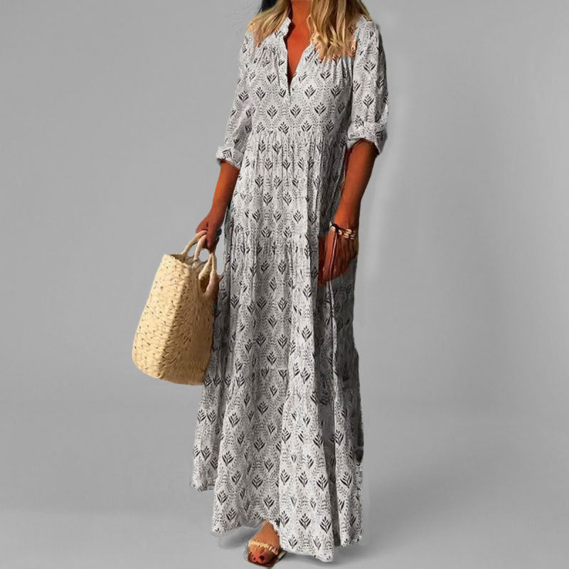 Pilar - Luchtige maxi zomerjurk voor dames
