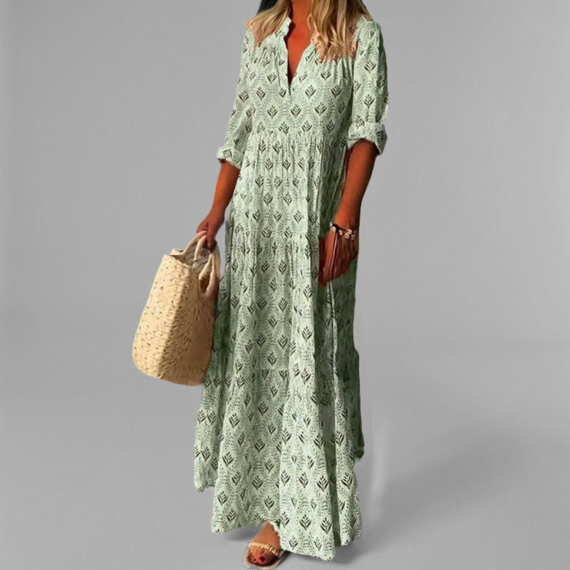 Pilar - Luchtige maxi zomerjurk voor dames
