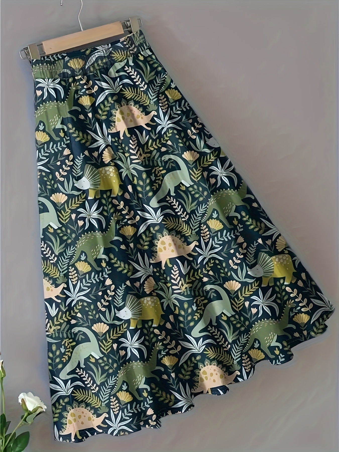 Candelaria – Dames a-lijn rok met elastische taille en speelse flair