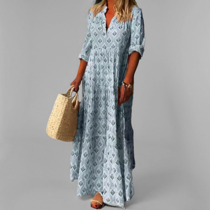 Pilar - Luchtige maxi zomerjurk voor dames