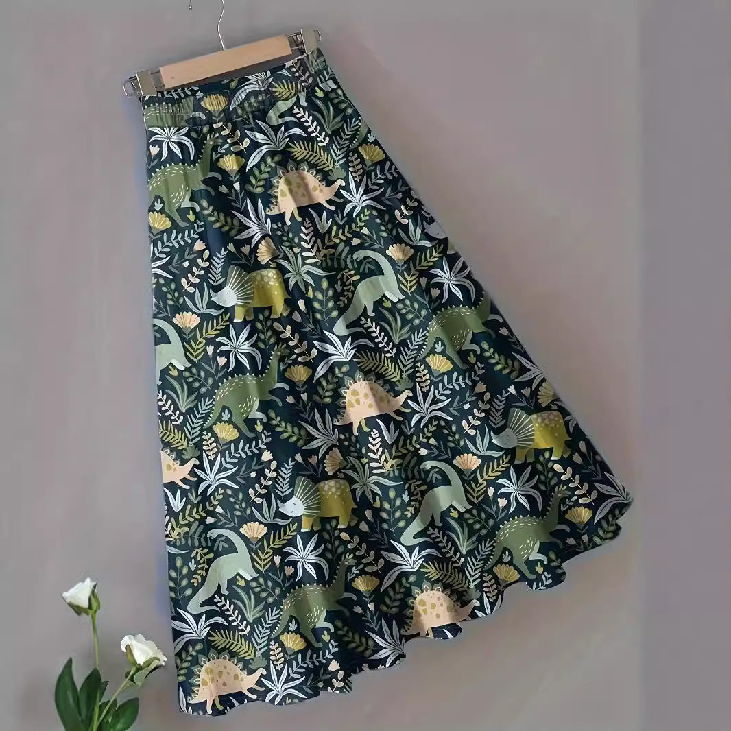 Candelaria – Dames a-lijn rok met elastische taille en speelse flair