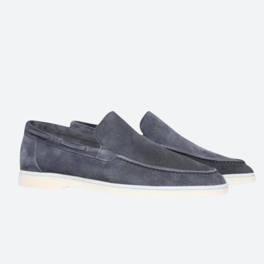 Truett | Suède instap loafers