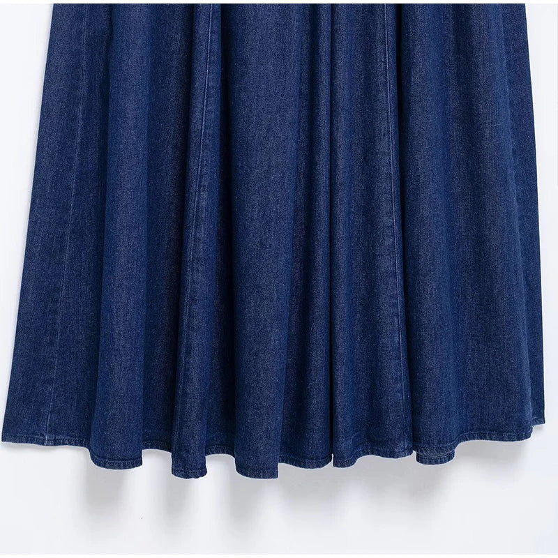 Canola - Dames strapless maxi jurk met gevormd lijfje en uitlopende rok
