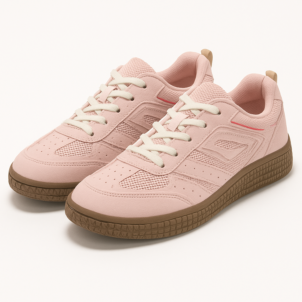 Solea Vintage - Dames retro sneaker met sportieve zool