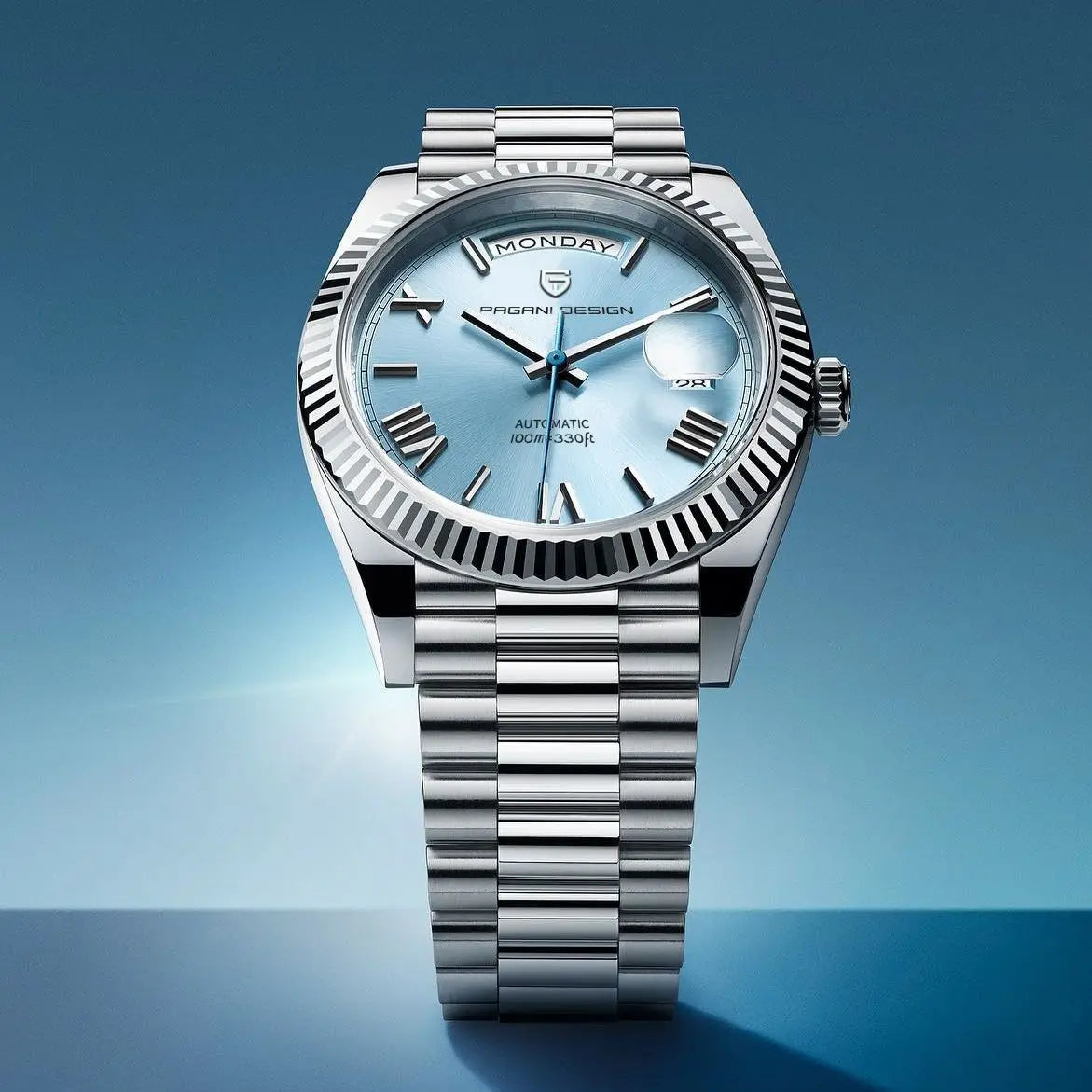 Automatisch herenhorloge van roestvrij staal