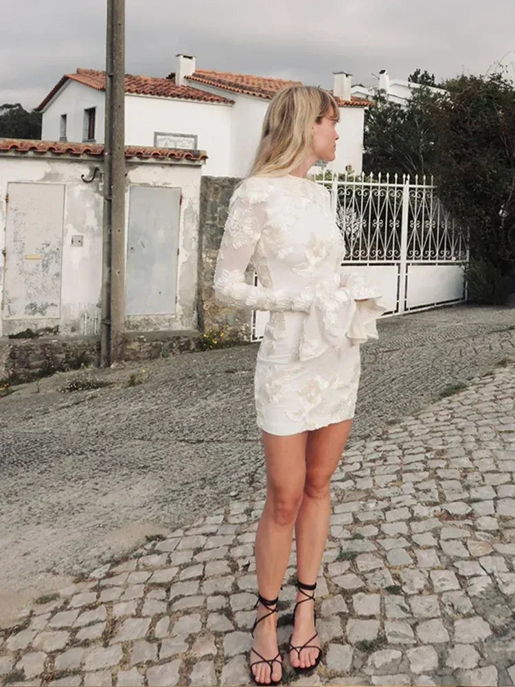 Lodie – Mini jurk met lange mouwen voor dames