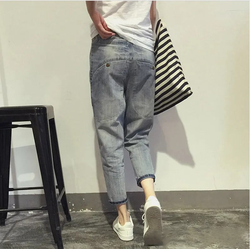 Nancy - Dames oversized stretch jeans