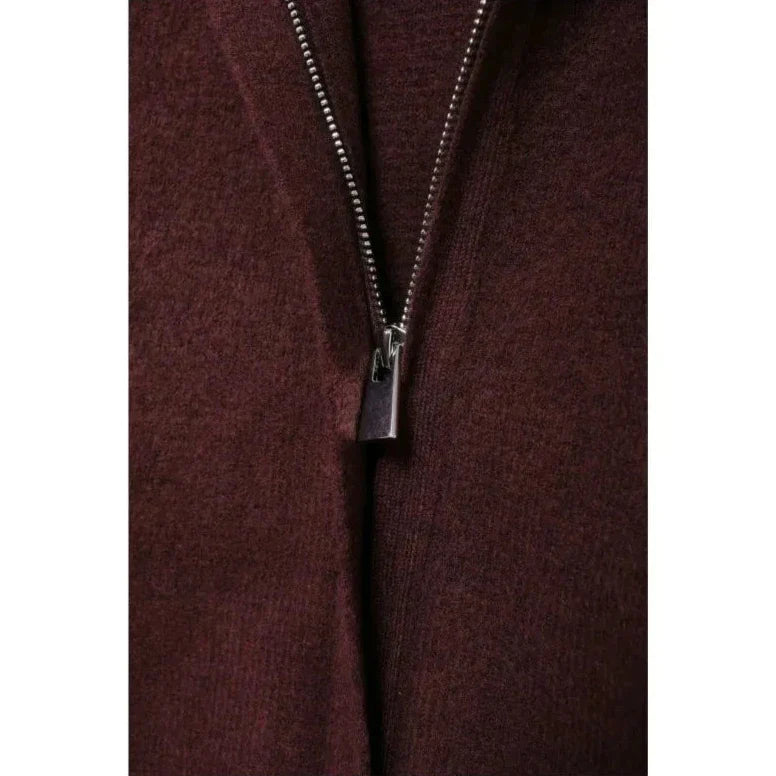 Nenita - Gebreid bomberjack met ritssluiting