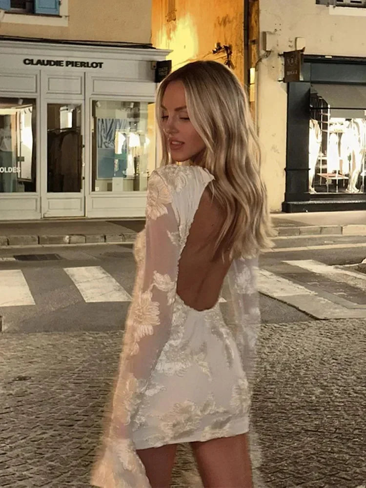 Lodie – Mini jurk met lange mouwen voor dames