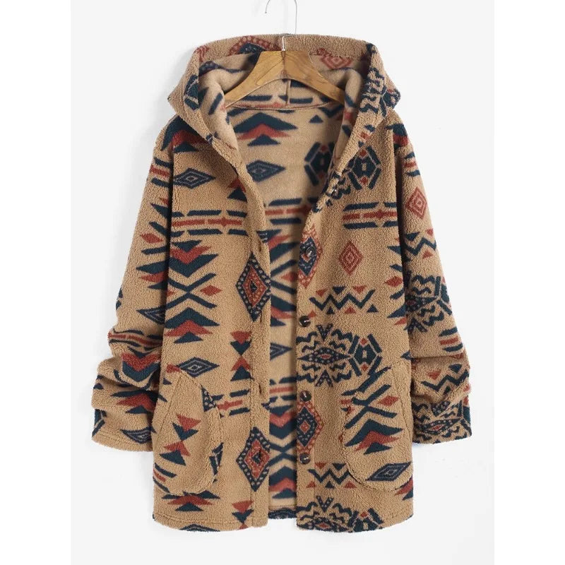 Mithi - Vintage dames hoodie met 2 voorzakken