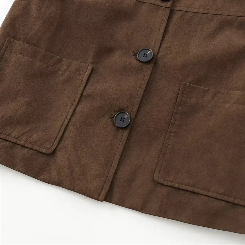 Basila - Suède Luxe jas voor dames