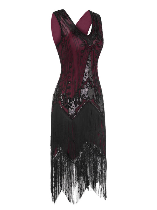 Roxy - Cocktailjurk met franje voor dames