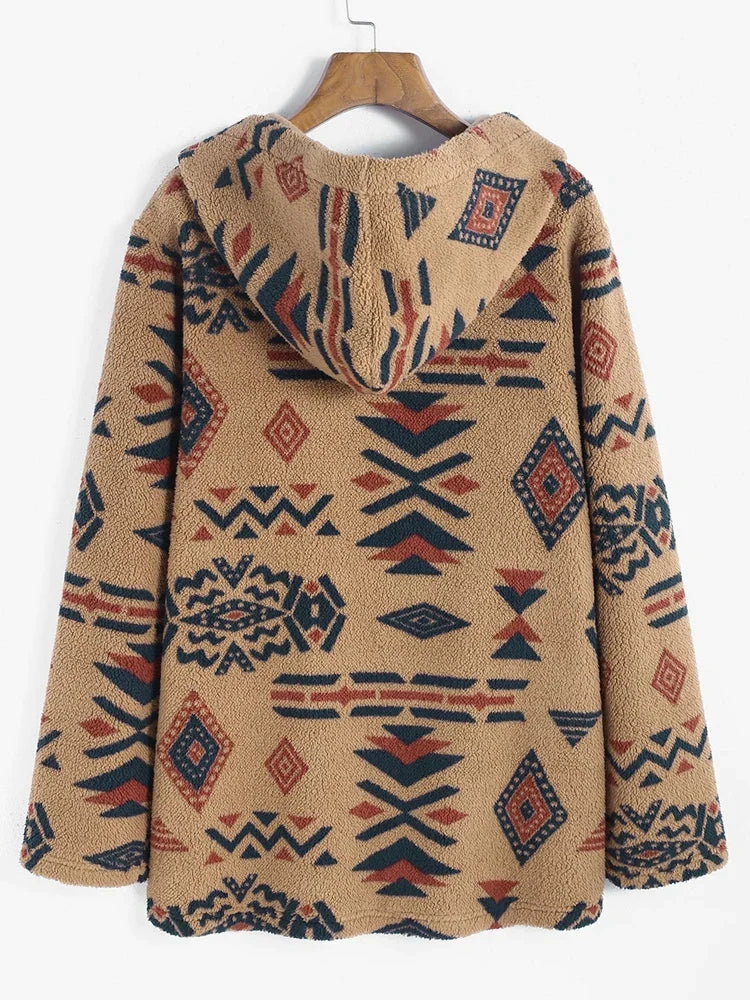 Mithi - Vintage dames hoodie met 2 voorzakken