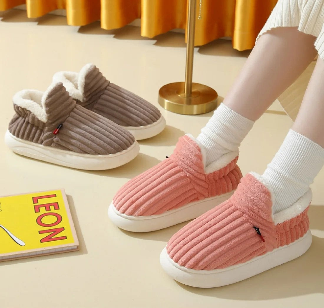 Arafa - Comfortabele geribbelde pantoffel voor dames