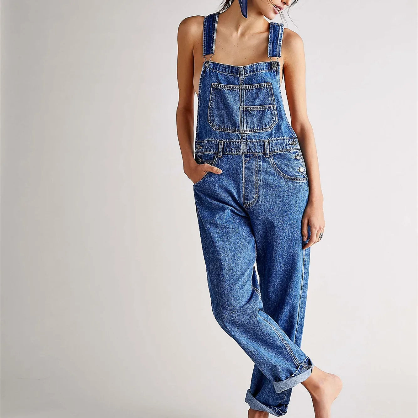 Laize – Relaxed dames tuinbroek met rechte pijpen