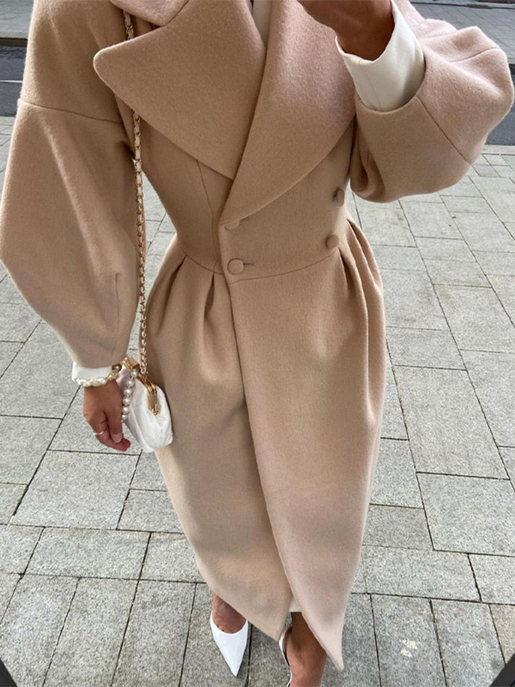 Ventura - Trenchcoat met dubbele riemen voor dames