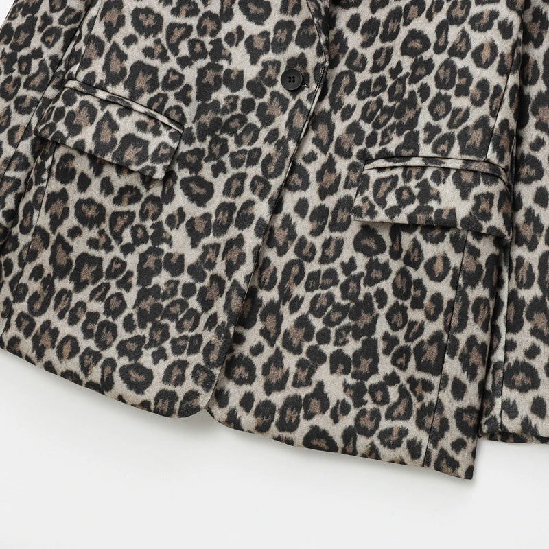 Safra - Elegante luipaardblazer voor dames