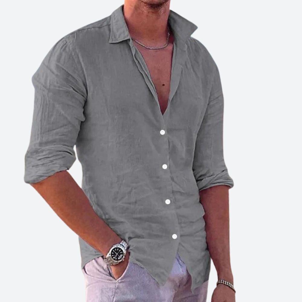 Gerardo | Casual shirt met lange mouwen