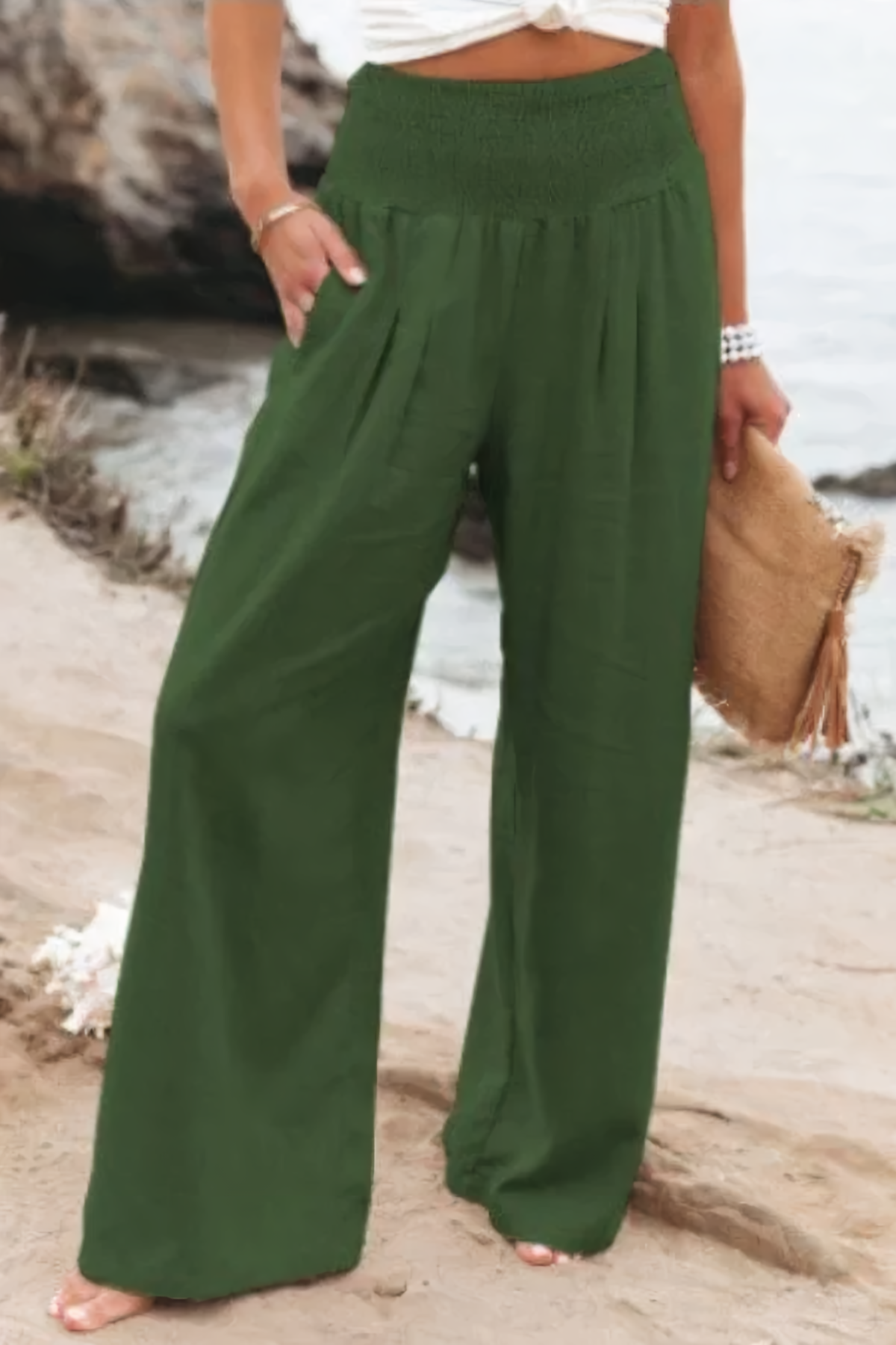 Theresa - Hooggesneden broek voor dames