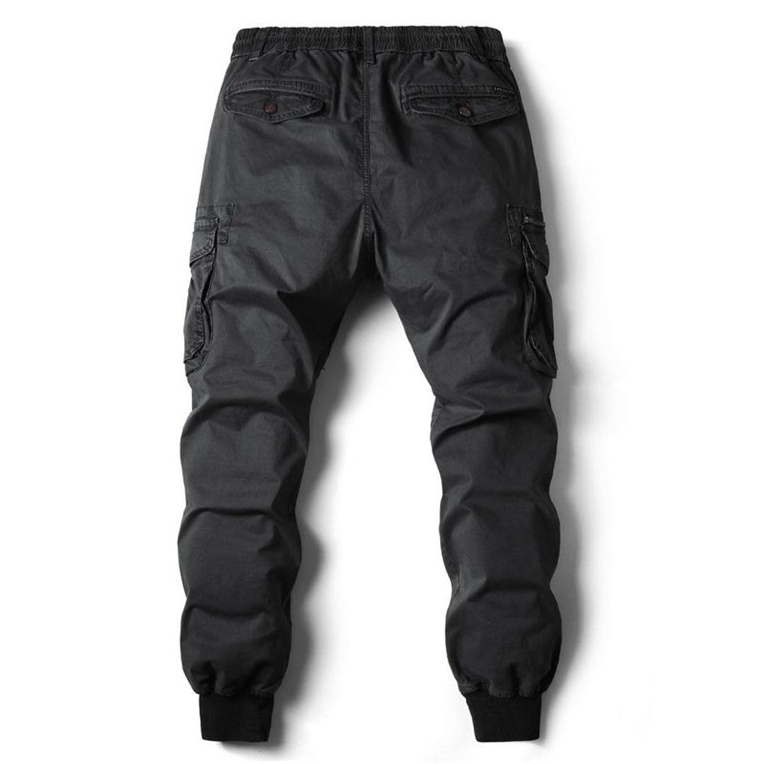 Omad - Lange cargo broek met zakken voor mannen