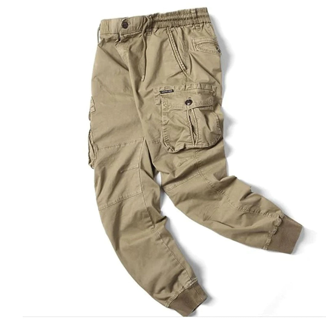 Omad - Lange cargo broek met zakken voor mannen