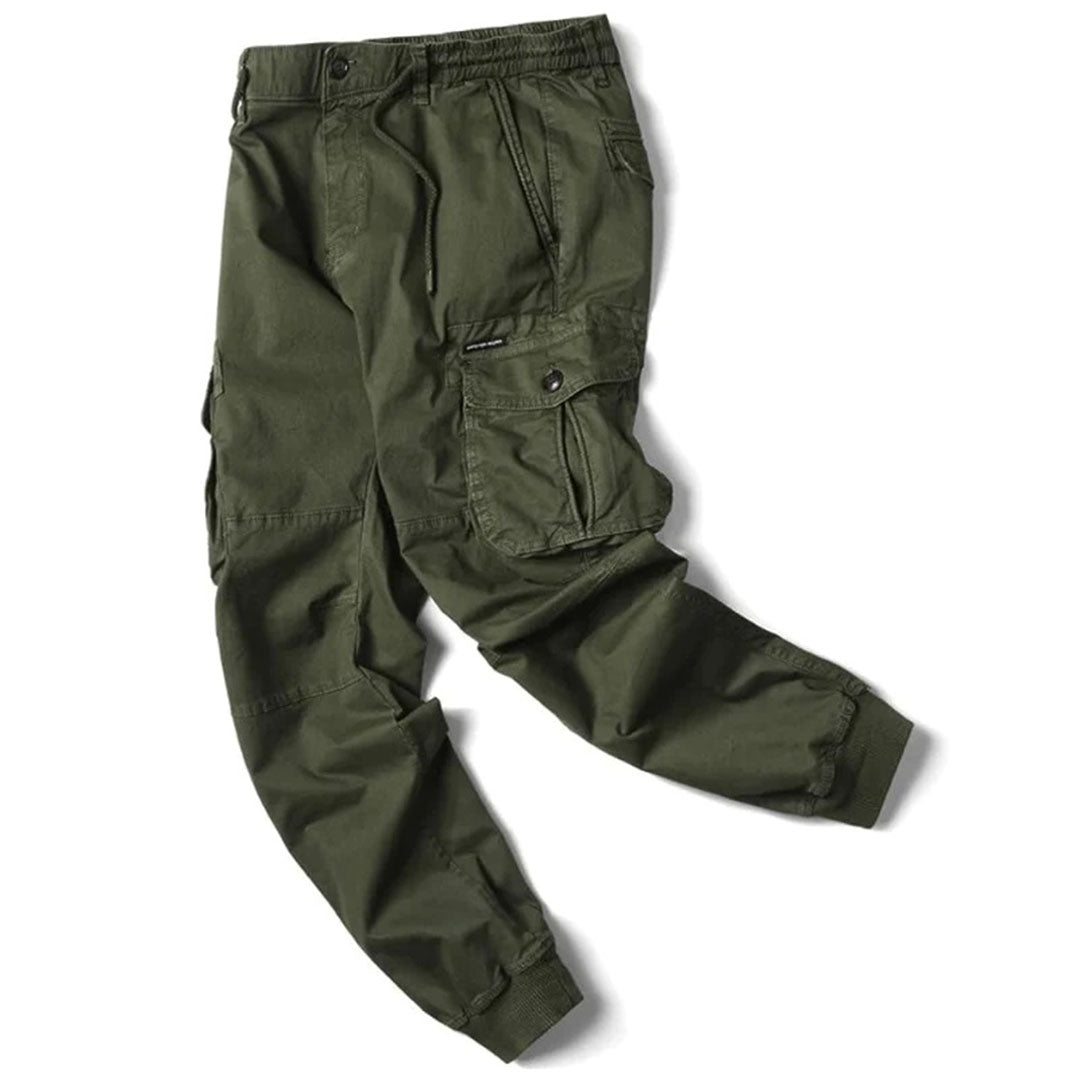 Omad - Lange cargo broek met zakken voor mannen