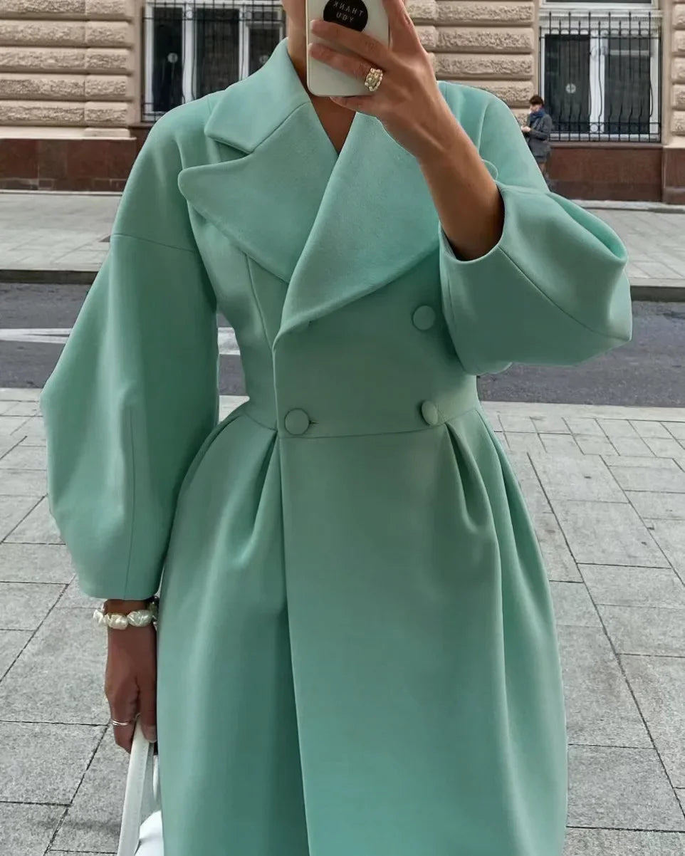 Ventura - Trenchcoat met dubbele riemen voor dames
