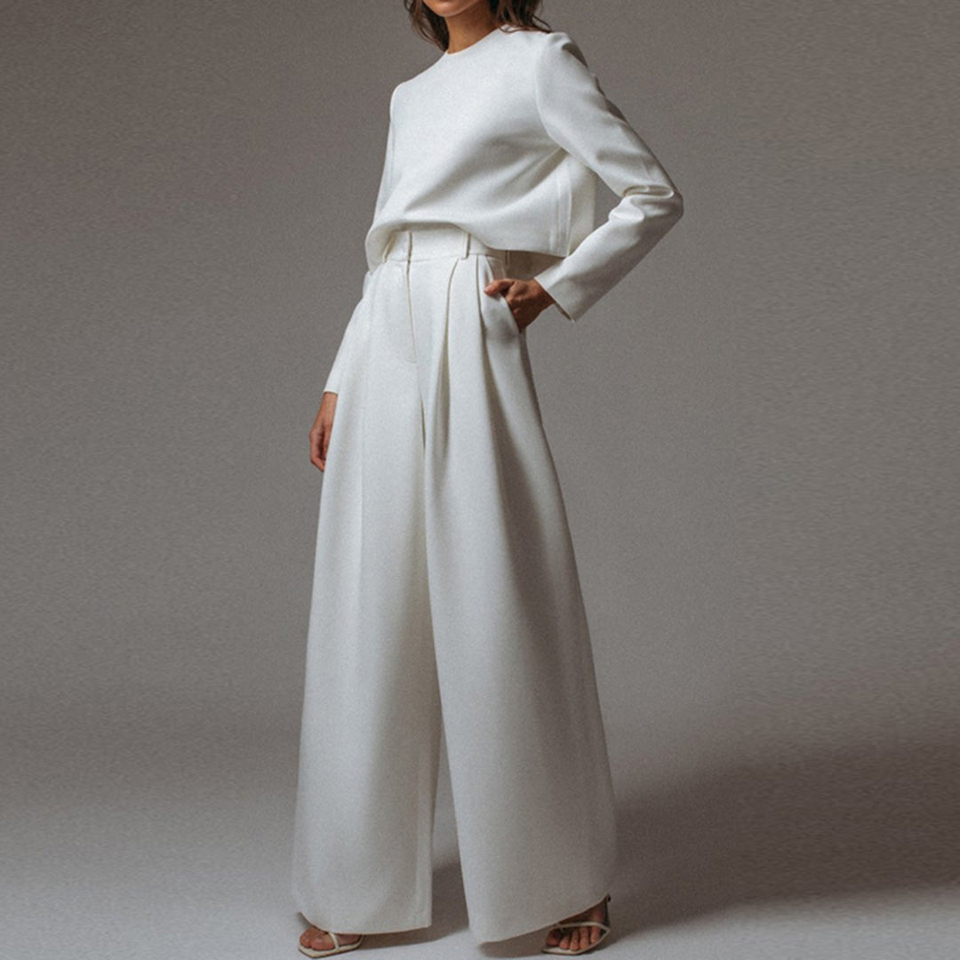 Ceyara | Elegante tweedelige palazzo set