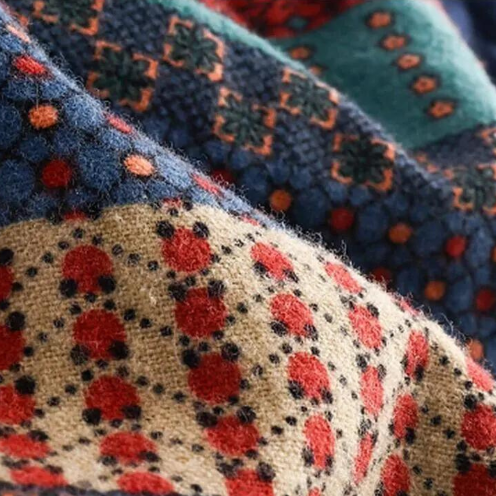 Lulian - Comfortabele warme trui met losse knopen voor dames