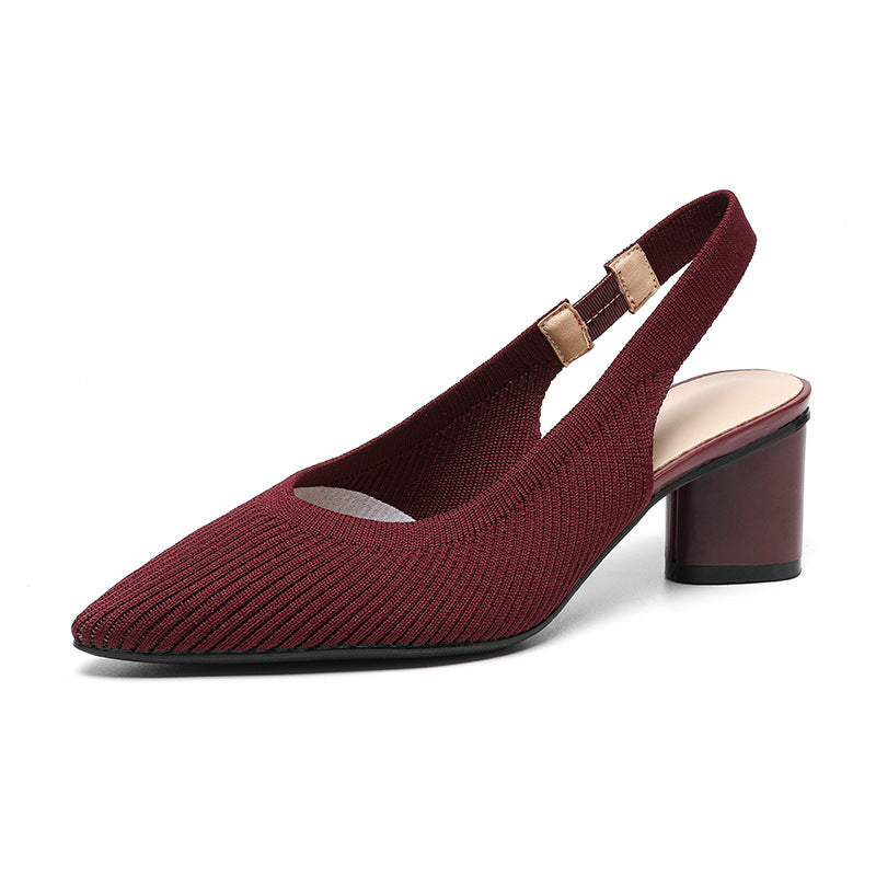 Ursuline | Slingback hak met puntige neus