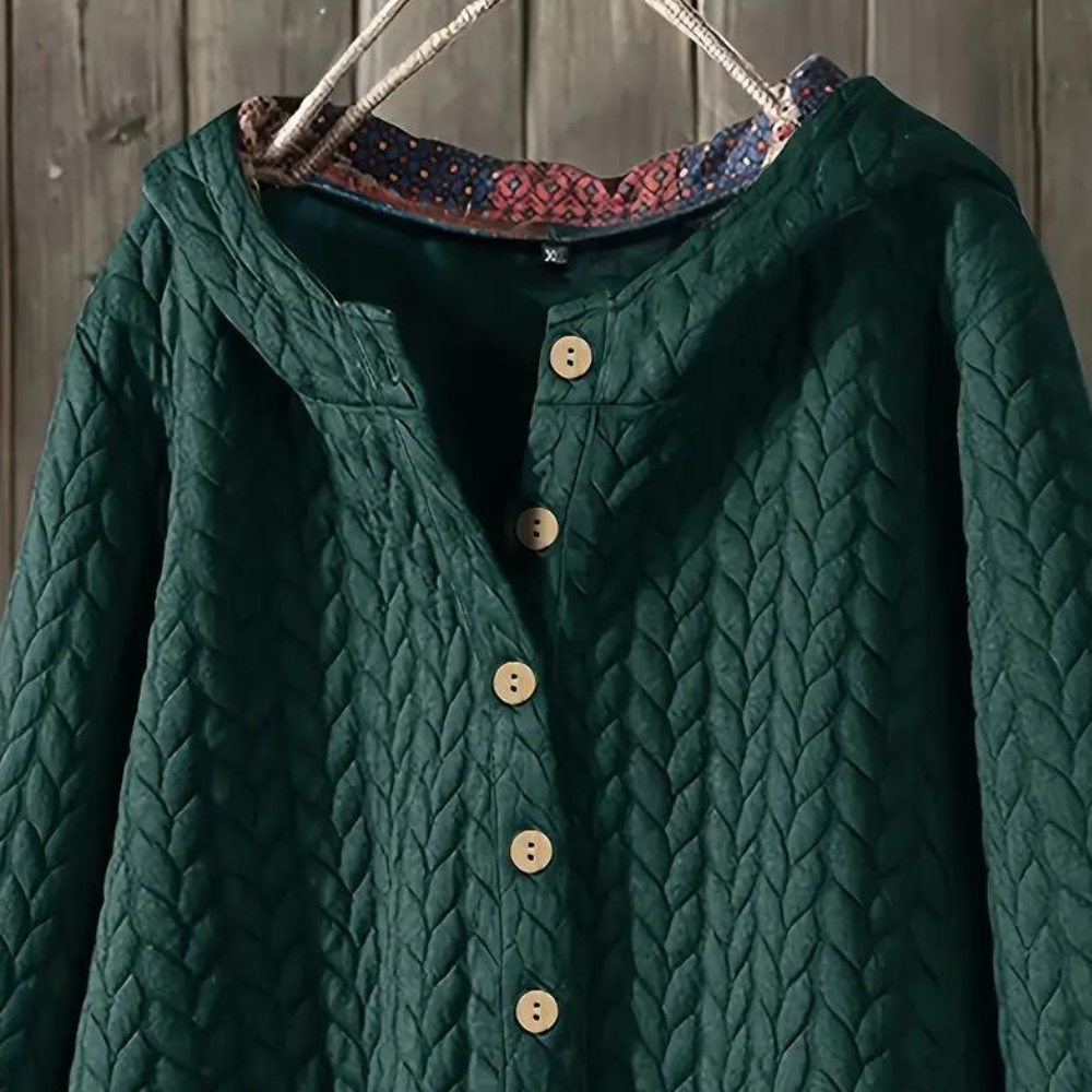Lulian - Comfortabele warme trui met losse knopen voor dames