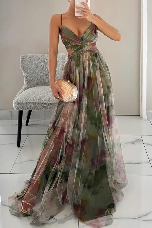 Gardenia - Maxi jurk met bloemenpatroon