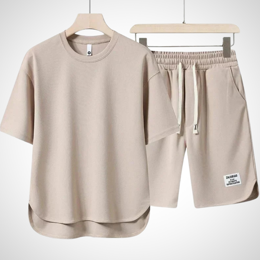 Quirino - Heren lounge set met oversized t-shirt en short