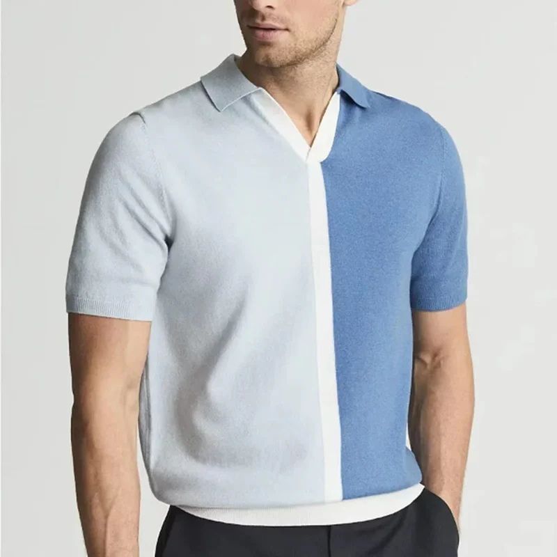 Isaiah | Casual gebreid poloshirt