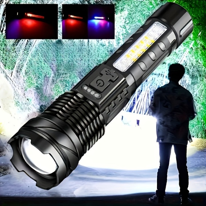 Super krachtige oplaadbare zaklamp voor noodgevallen