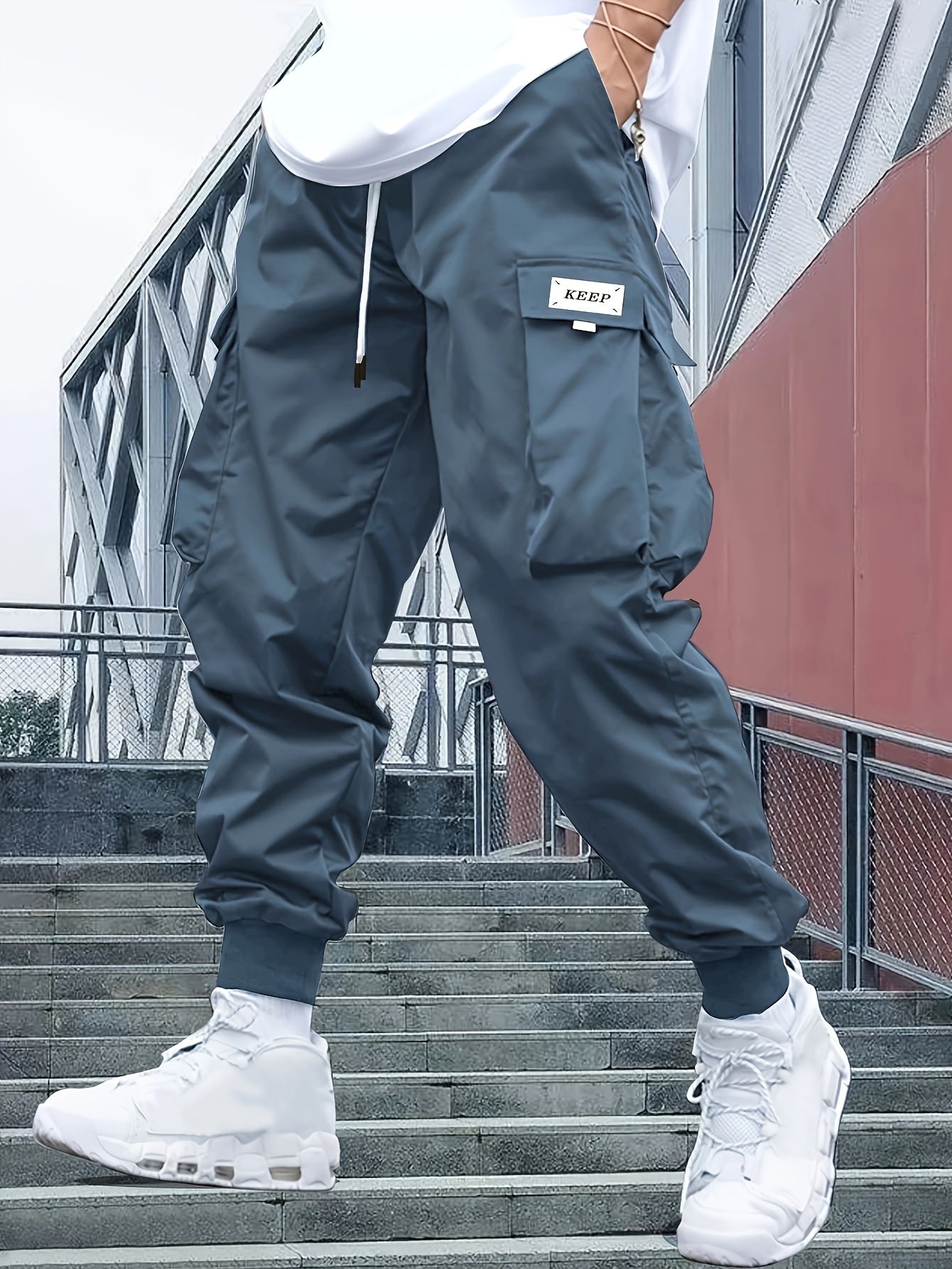 Aatos - Urban cargo jogger broek met zakken voor mannen