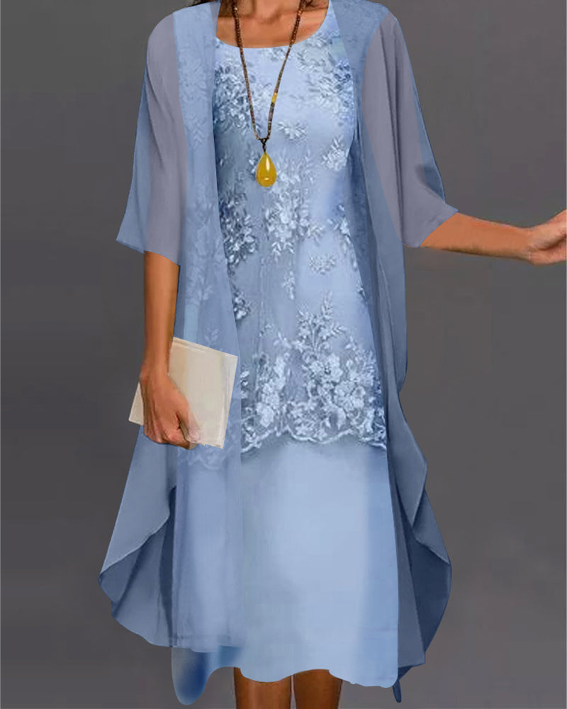 Samara | Elegante chiffon jurk