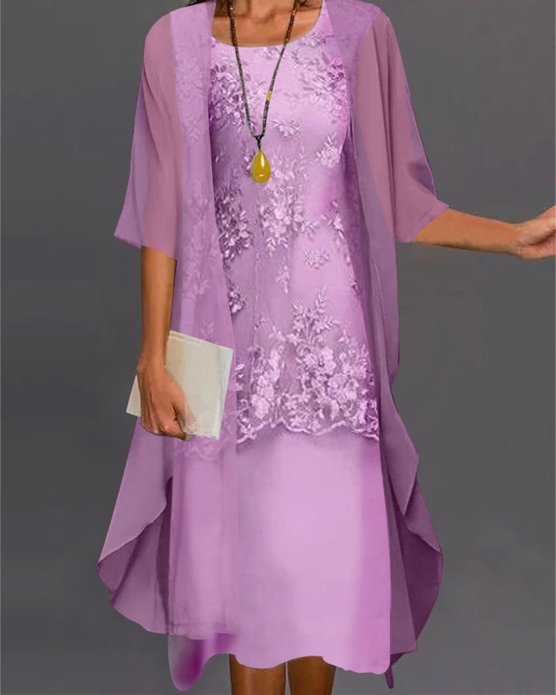 Samara | Elegante chiffon jurk
