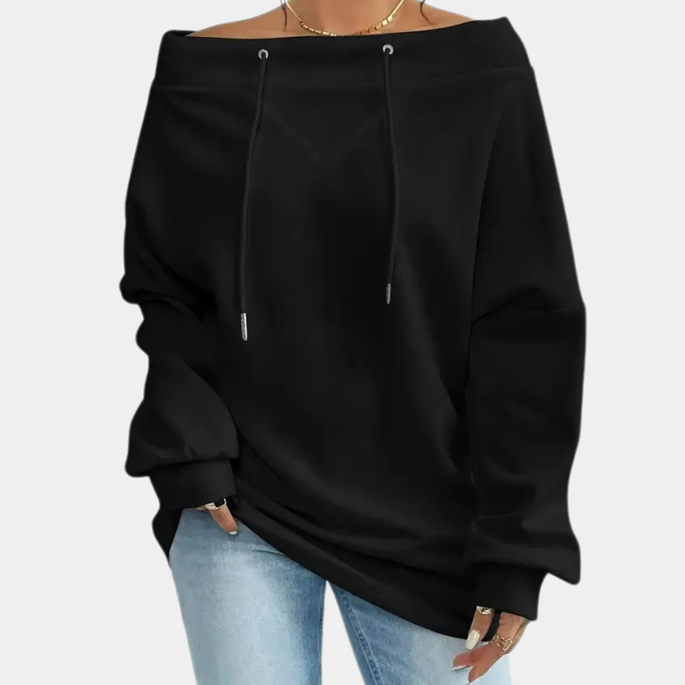 Zerina | Off-Shoulder Sweatshirt
