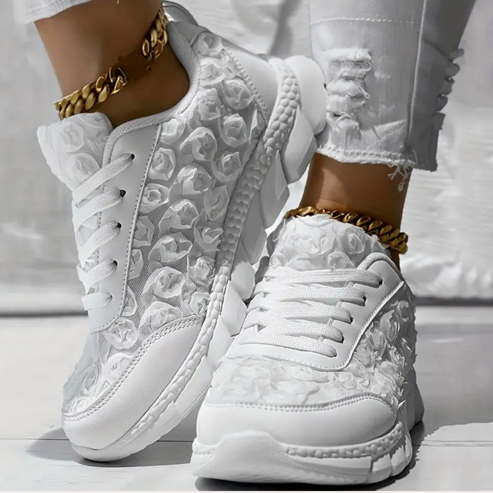 Iskra | Bloemen lage sneakers