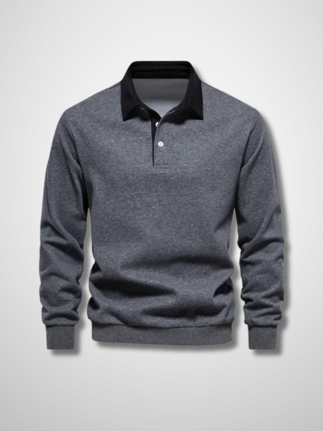 Dwight | Longsleeve polo trui voor heren