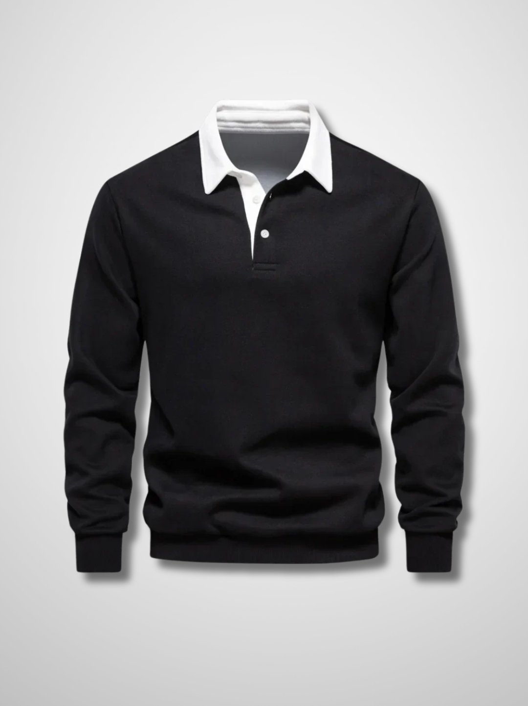 Dwight | Longsleeve polo trui voor heren