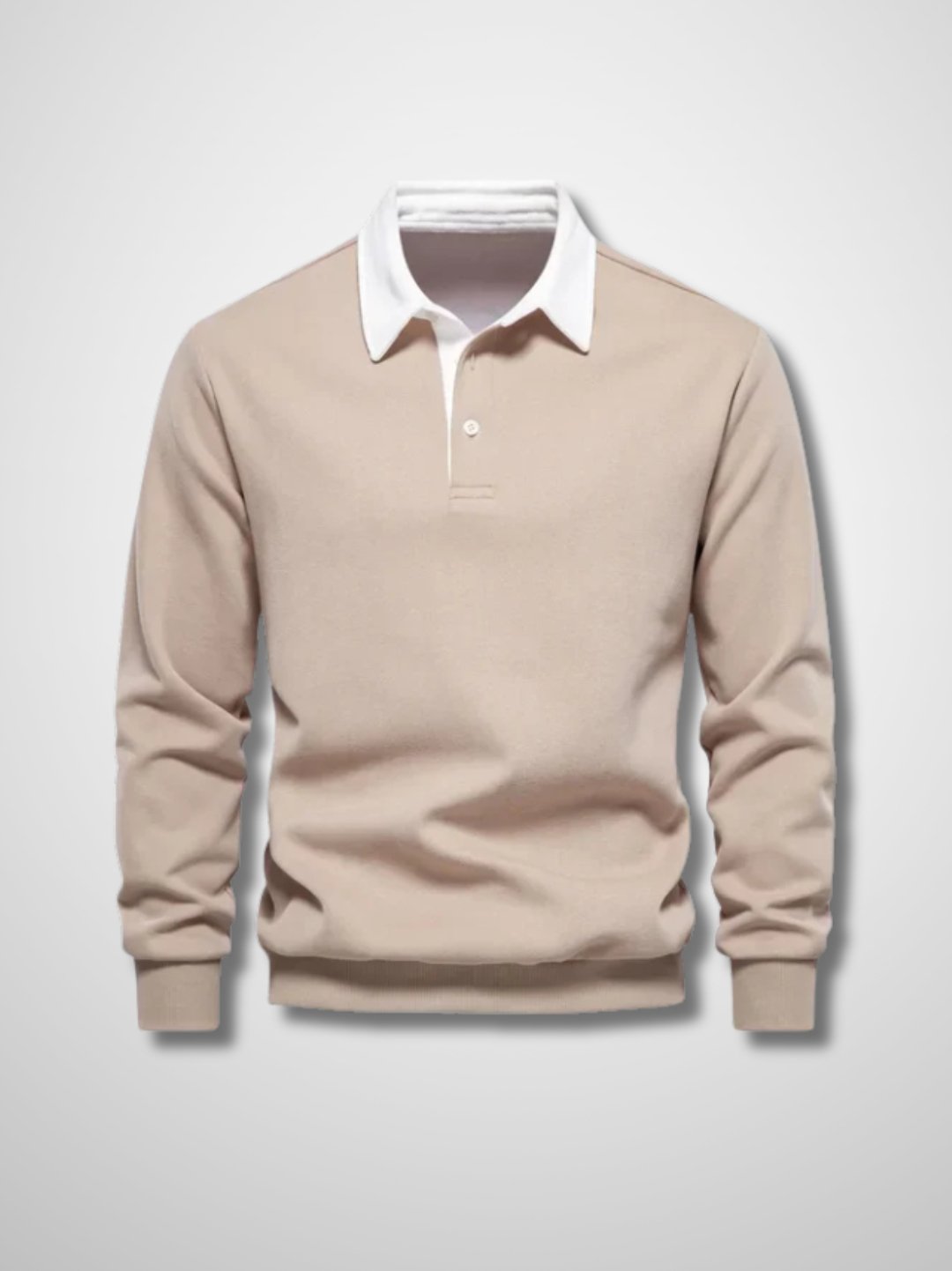 Dwight | Longsleeve polo trui voor heren