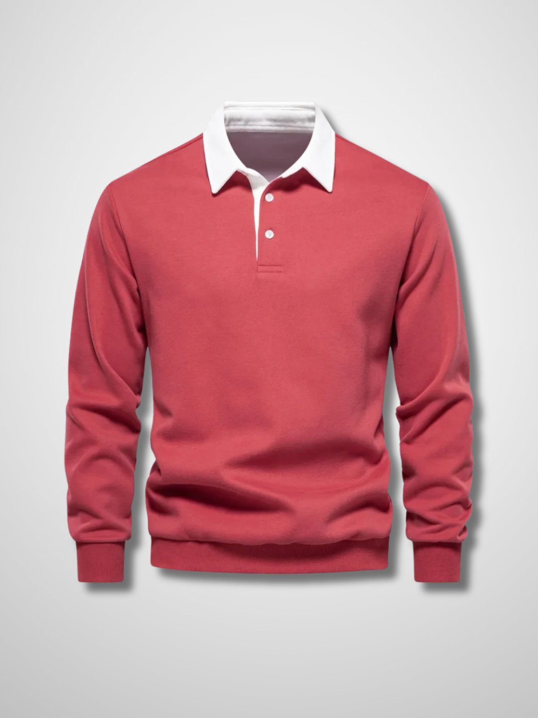 Dwight | Longsleeve polo trui voor heren